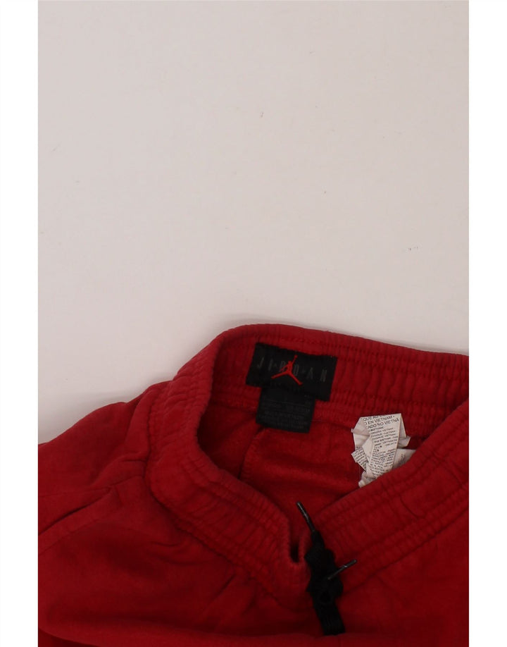NIKE Boys Graphic Sport Shorts 8-9 Years Small Red Cotton Vintage Nike and Second-Hand Nike from Messina Hembry 