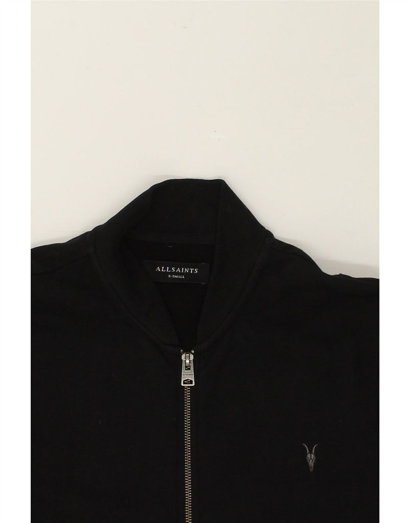 ALL SAINTS Mens Tracksuit Top Jacket XS Black Cotton | Vintage All Saints | Thrift | Second-Hand All Saints | Used Clothing | Messina Hembry 