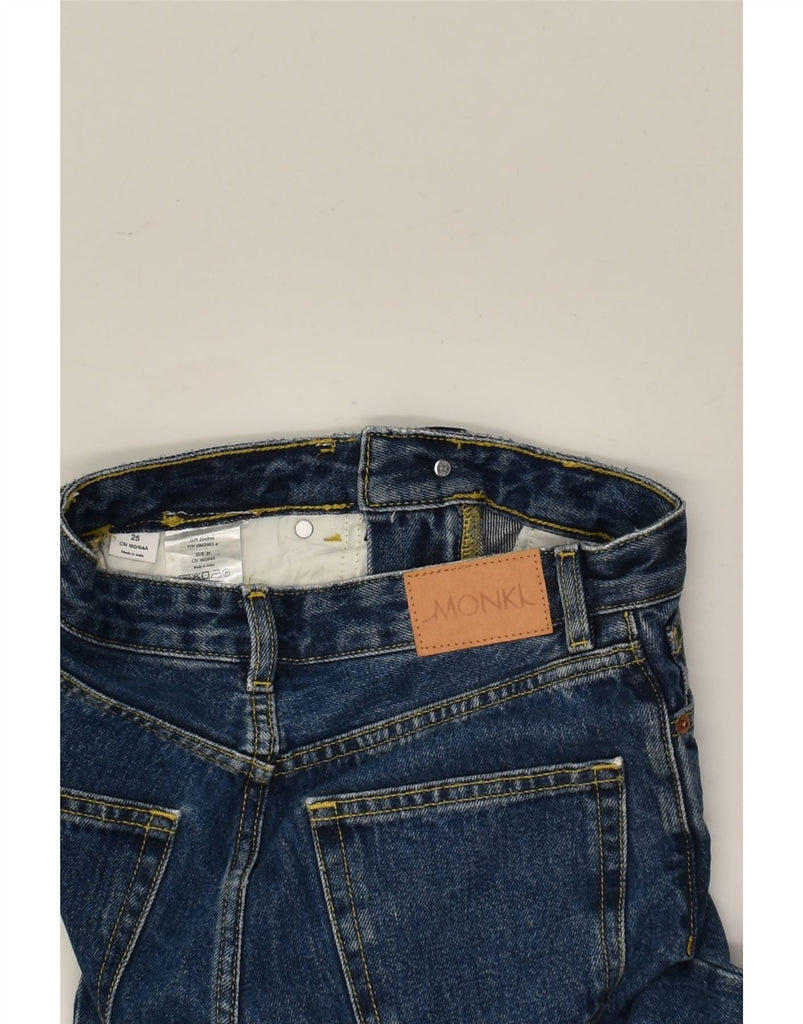 MONKI Womens Slim Jeans W25 L29  Navy Blue Cotton | Vintage Monki | Thrift | Second-Hand Monki | Used Clothing | Messina Hembry 