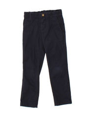 TOMMY HILFIGER Boys Straight Chino Trousers 5-6 Years W22 L20 Navy Blue