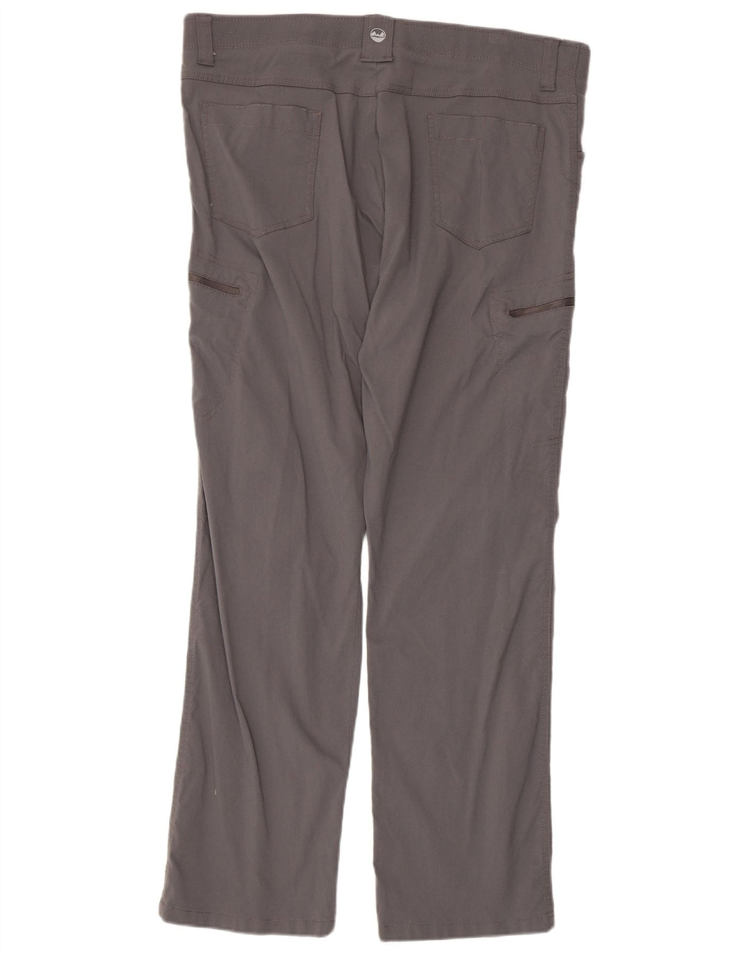 Wrangler Mens Straight Cargo Trousers W40 L30 Grey Nylon