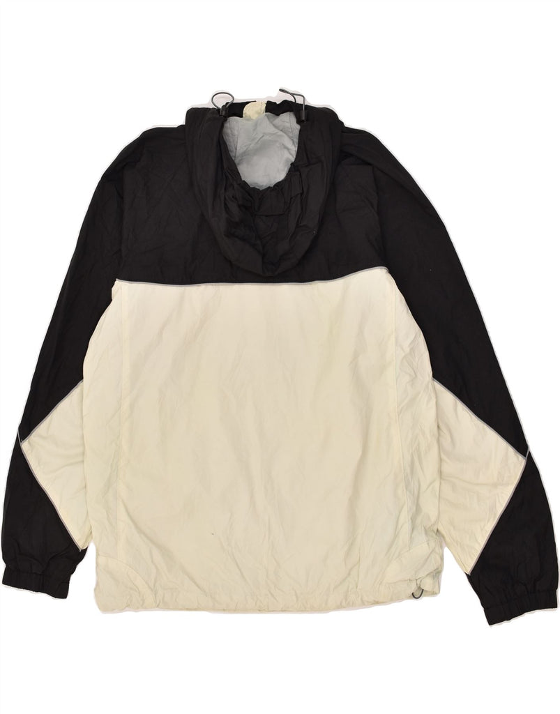 COLUMBIA Mens Hooded Rain Jacket UK 38 Medium Black Colourblock Nylon | Vintage Columbia | Thrift | Second-Hand Columbia | Used Clothing | Messina Hembry 