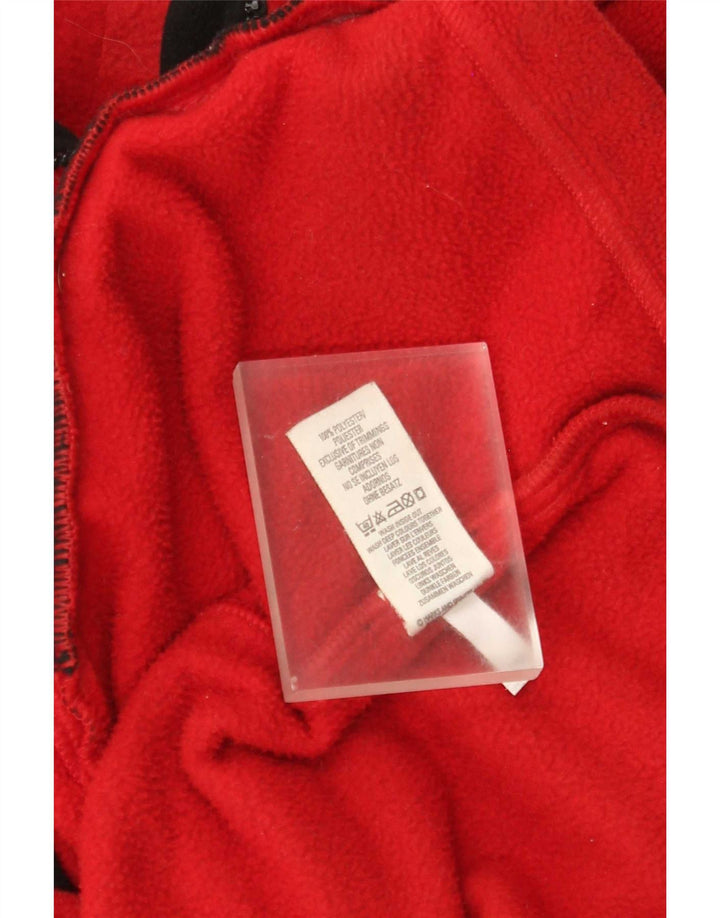 Marks & Spencer Mens St. Michael Fleece Jacket UK 16 Large Red Polyester