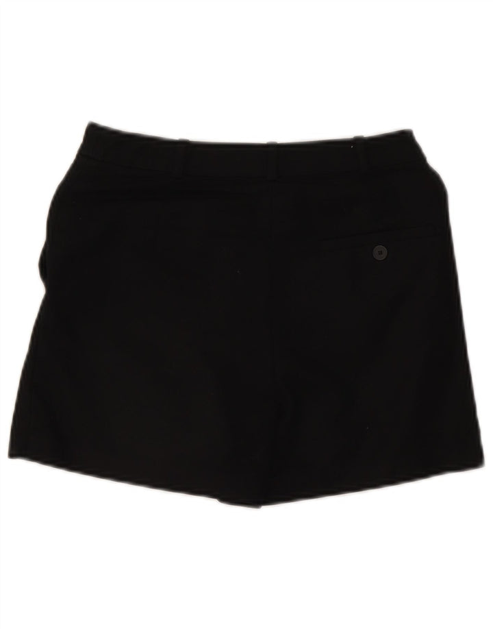 Zara Womens Chino Shorts XS W24 Black Cotton