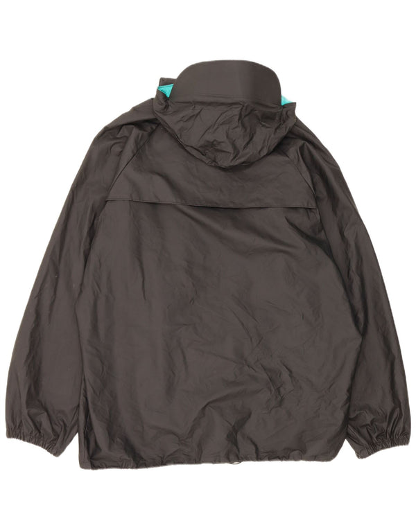 Columbia Mens Hooded Rain Jacket UK 40 Large Black Nylon