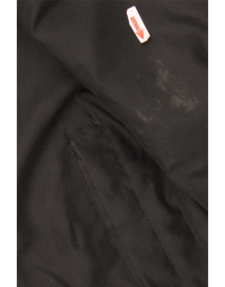 Kappa Mens Windbreaker Jacket UK 42 XL Black Polyester