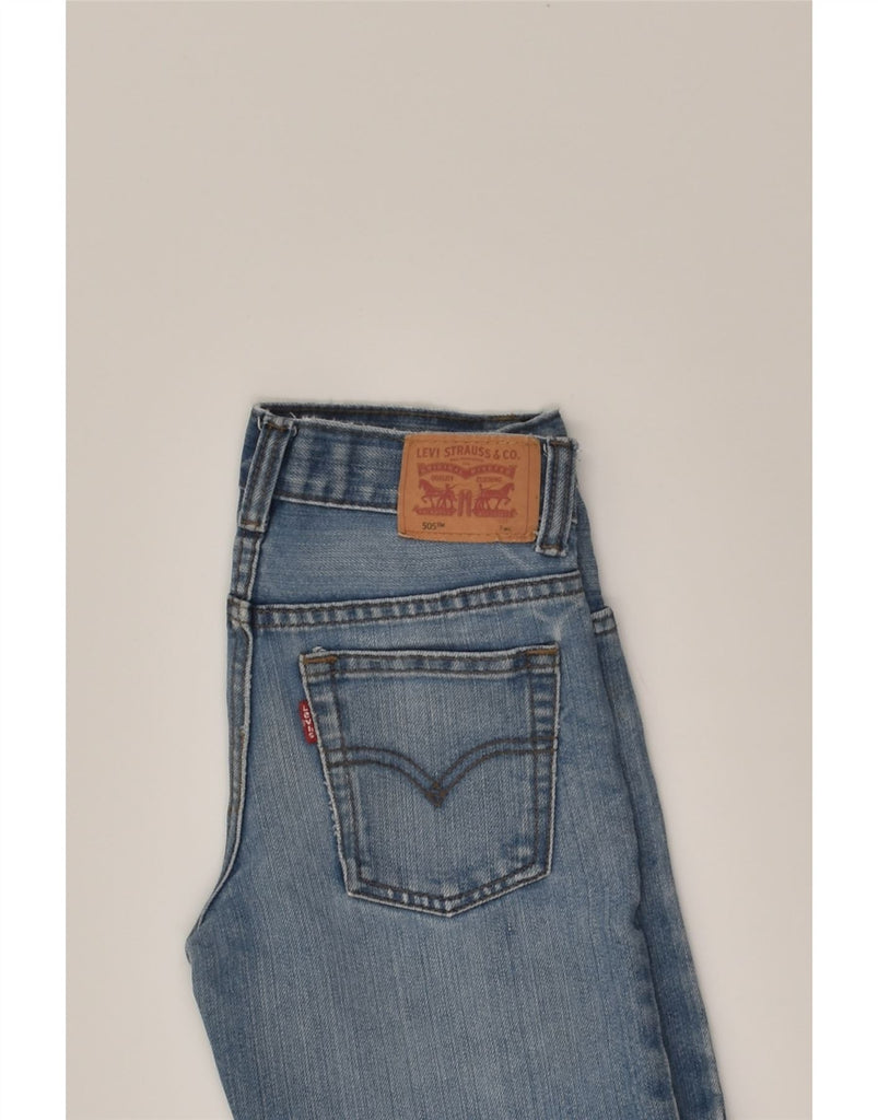 LEVI'S Girls 505 Regular Straight Jeans 6-7 Years W23 L21 Blue Cotton | Vintage Levi's | Thrift | Second-Hand Levi's | Used Clothing | Messina Hembry 