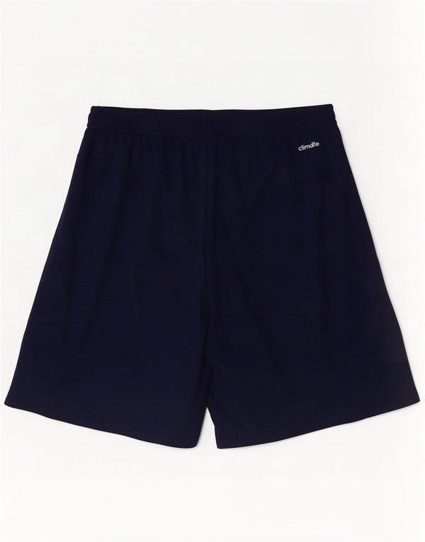 Adidas Mens Climalite Sport Shorts Small Navy Blue Polyester