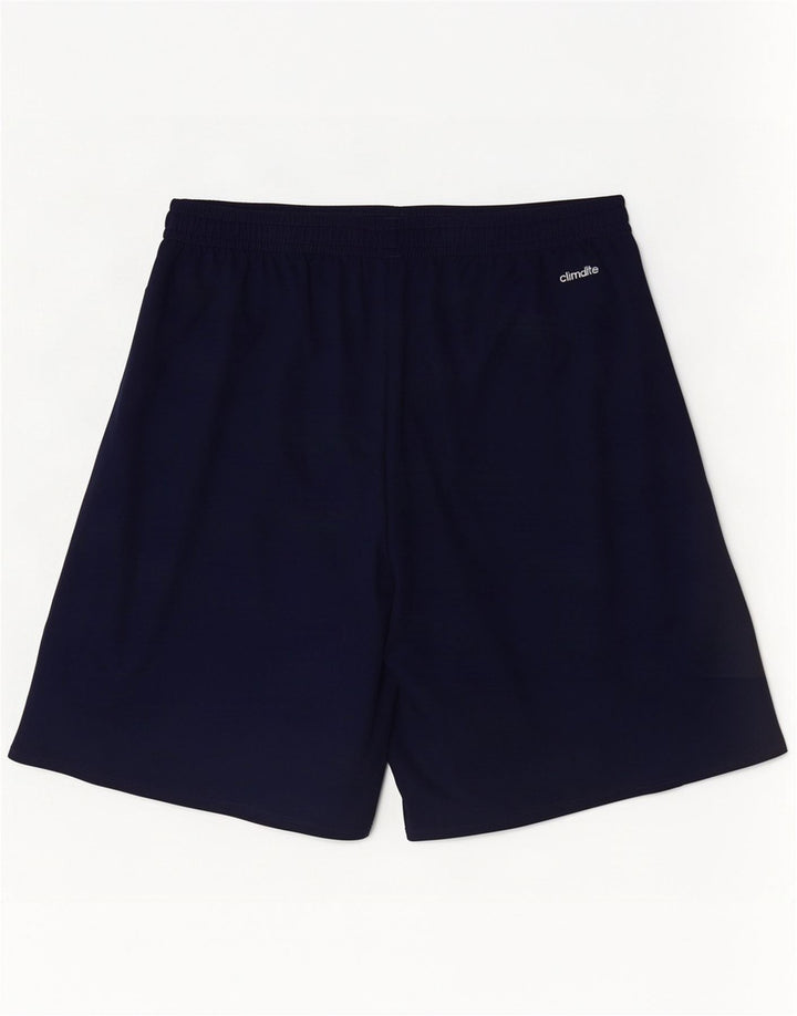 Adidas Mens Climalite Sport Shorts Small Navy Blue Polyester