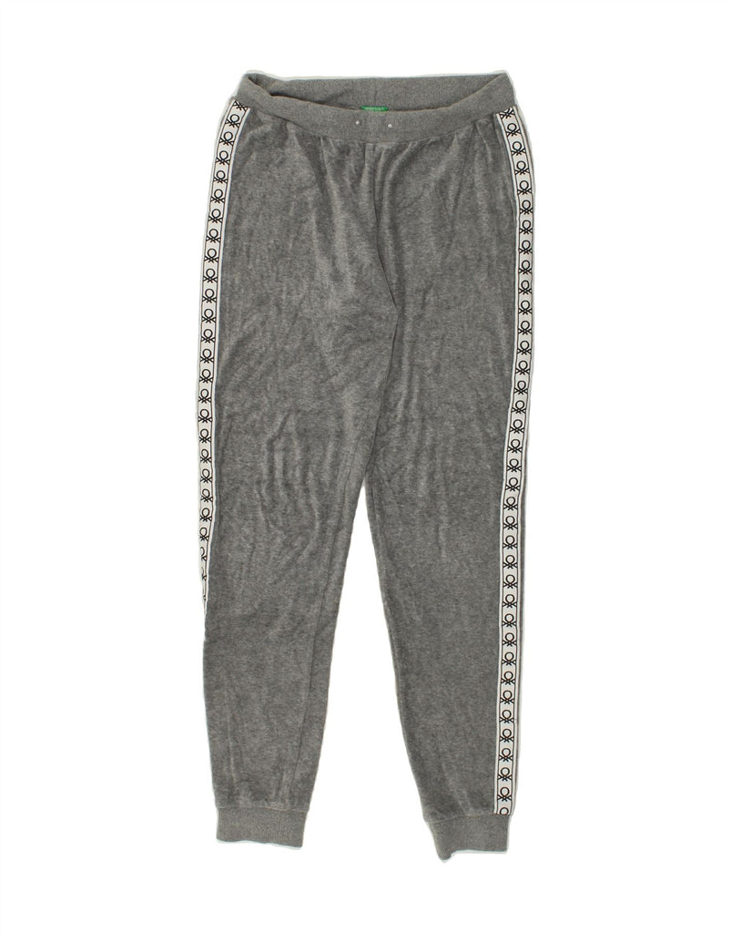 BENETTON Girls Graphic Tracksuit Trousers Joggers 13-14 Years 2XL  Grey | Vintage Benetton | Thrift | Second-Hand Benetton | Used Clothing | Messina Hembry 