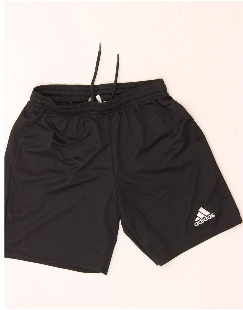 ADIDAS Boys Climalite Sport Shorts 4-5 Years  Black Vintage Adidas and Second-Hand Adidas from Messina Hembry 