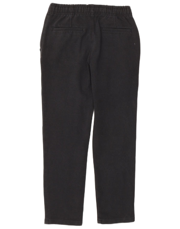Zara Mens Slim Casual Trousers Small W30 L28 Black Cotton