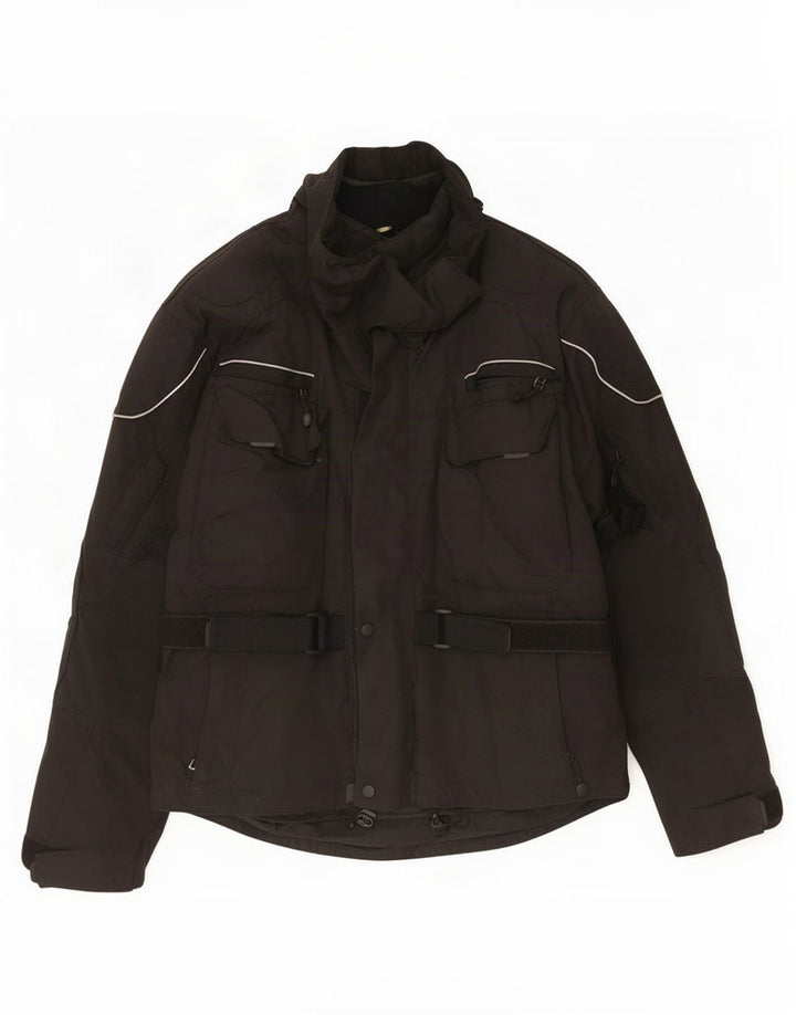 Advanced Experience Mens Racer Jacket UK 40 Large Black Polyester