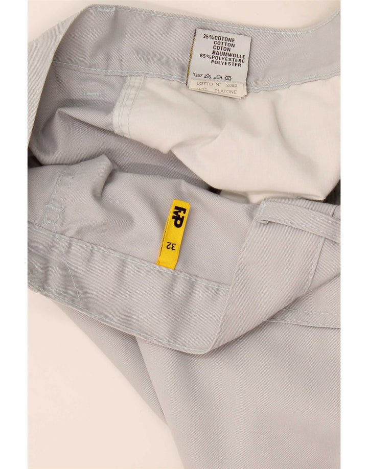 Meltin' Pot Mens Cargo Shorts W32 Medium Grey Cotton
