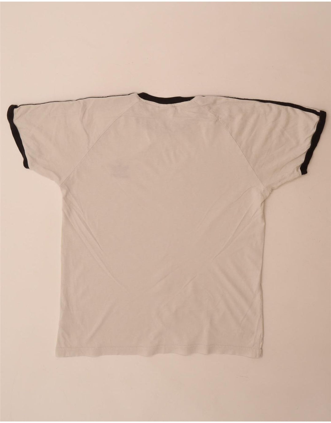 Adidas Mens T-Shirt Top Large White Cotton