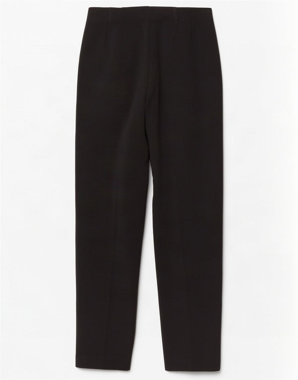 Marks & Spencer Womens Tapered Casual Trousers UK 8 Small W26 L28 Black