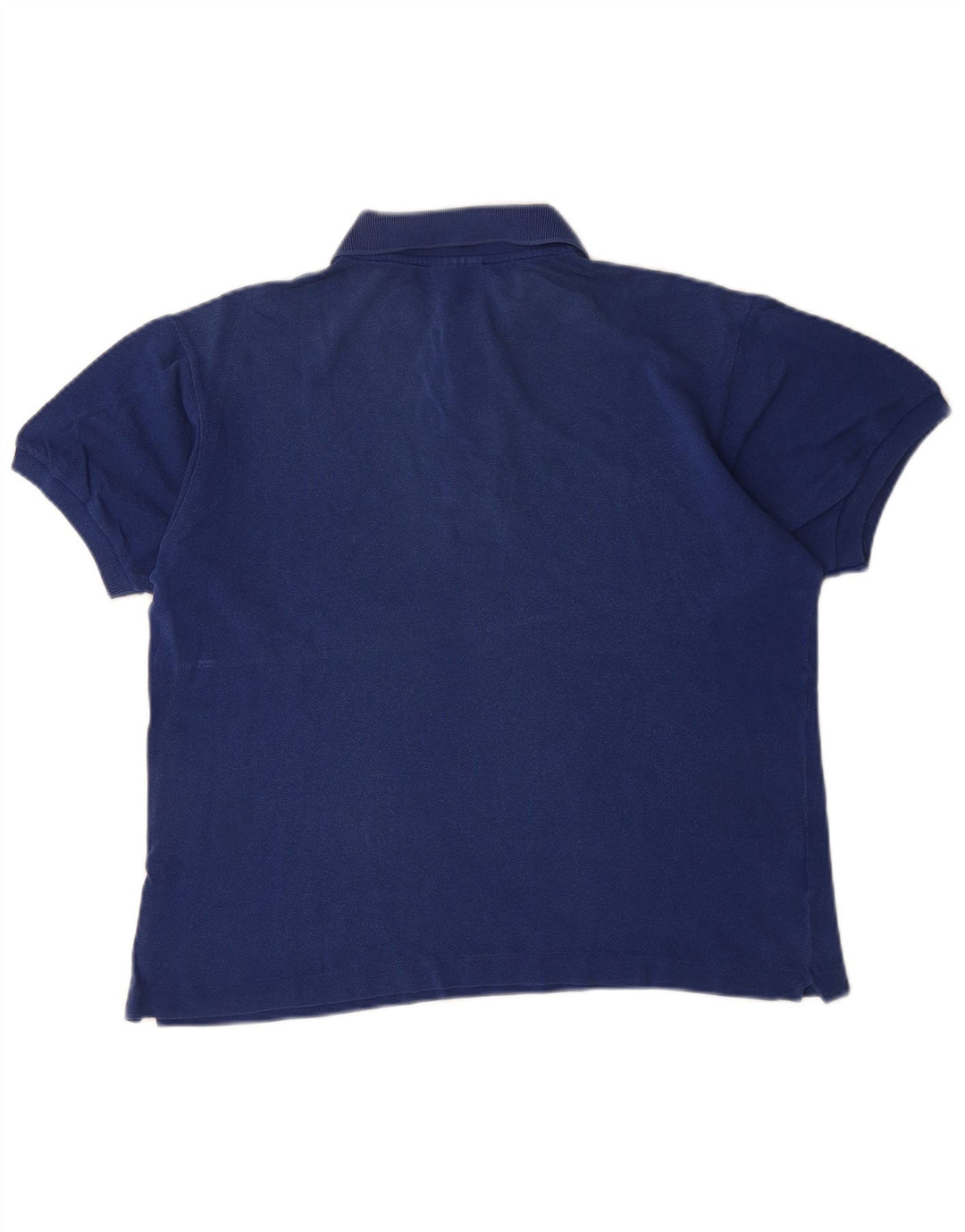 Lacoste Mens Polo Shirt Size 4 Medium Navy Blue Cotton
