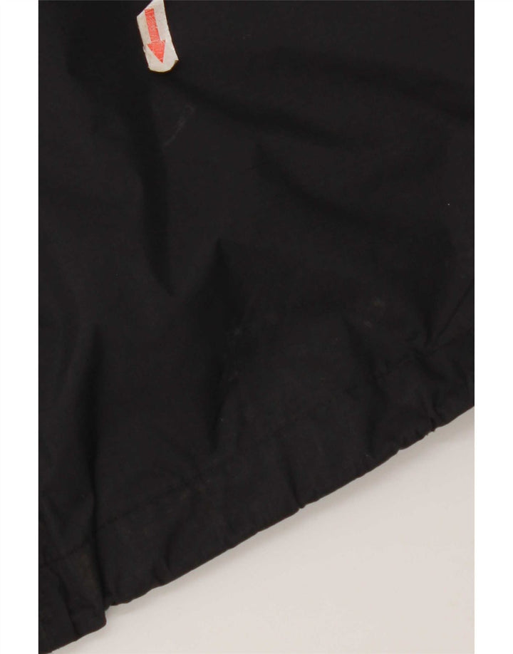 The North Face Womens Hooded Rain Jacket UK 10 Small Black Nylon