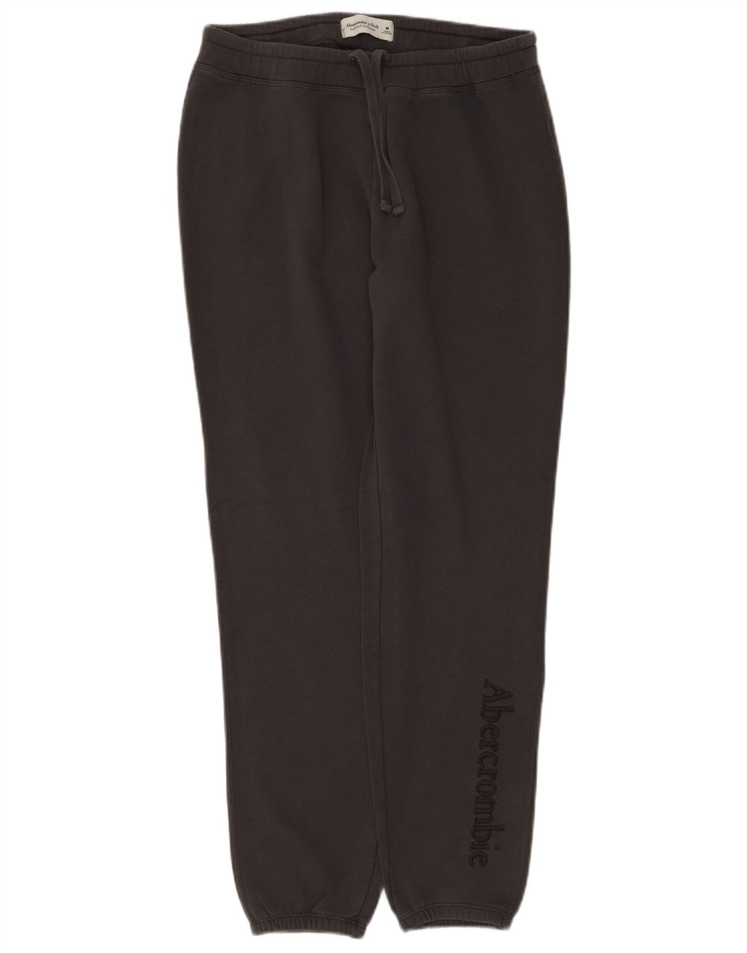 Abercrombie & Fitch Mens Graphic Tracksuit Trousers Joggers Medium Grey