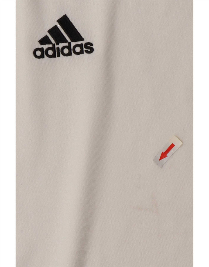 Adidas Mens Climalite T-Shirt Top XS White Colourblock Polyester