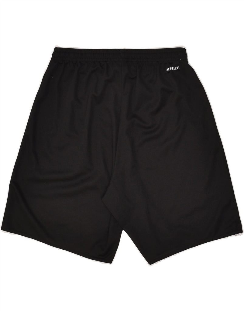 ADIDAS Mens Sport Shorts Small Black Polyester | Vintage Adidas | Thrift | Second-Hand Adidas | Used Clothing | Messina Hembry 