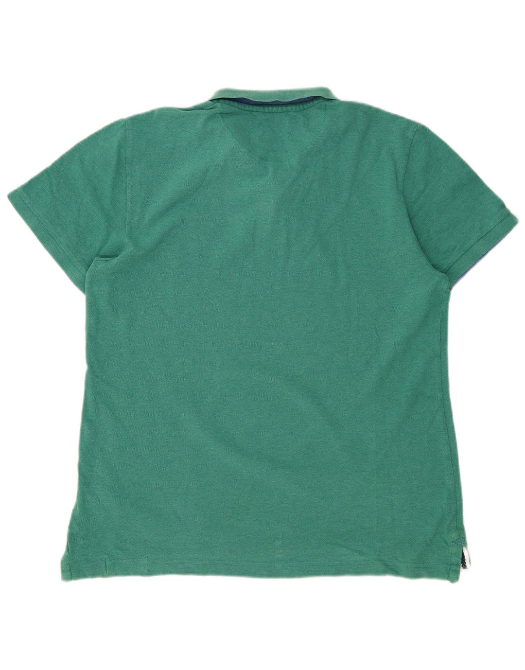 WHITE STUFF Mens Polo Shirt Large Green Cotton