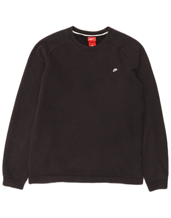 Nike Mens Sweatshirt Jumper Small Black Cotton