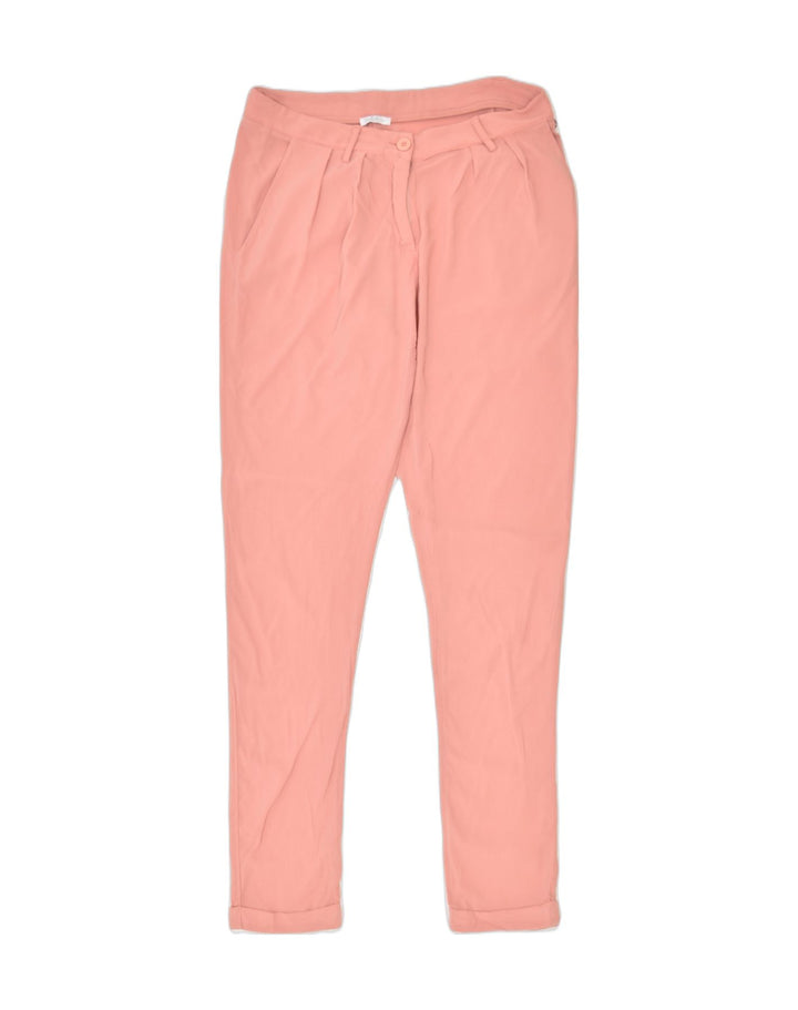 BYBLOS Girls Tapered Casual Trousers 15-16 Years W29 L29 Pink Viscose | Vintage | Thrift | Second-Hand | Used Clothing | Messina Hembry 