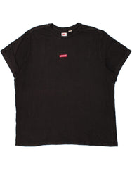 LEVI'S Mens T-Shirt Top 3XL Black Cotton