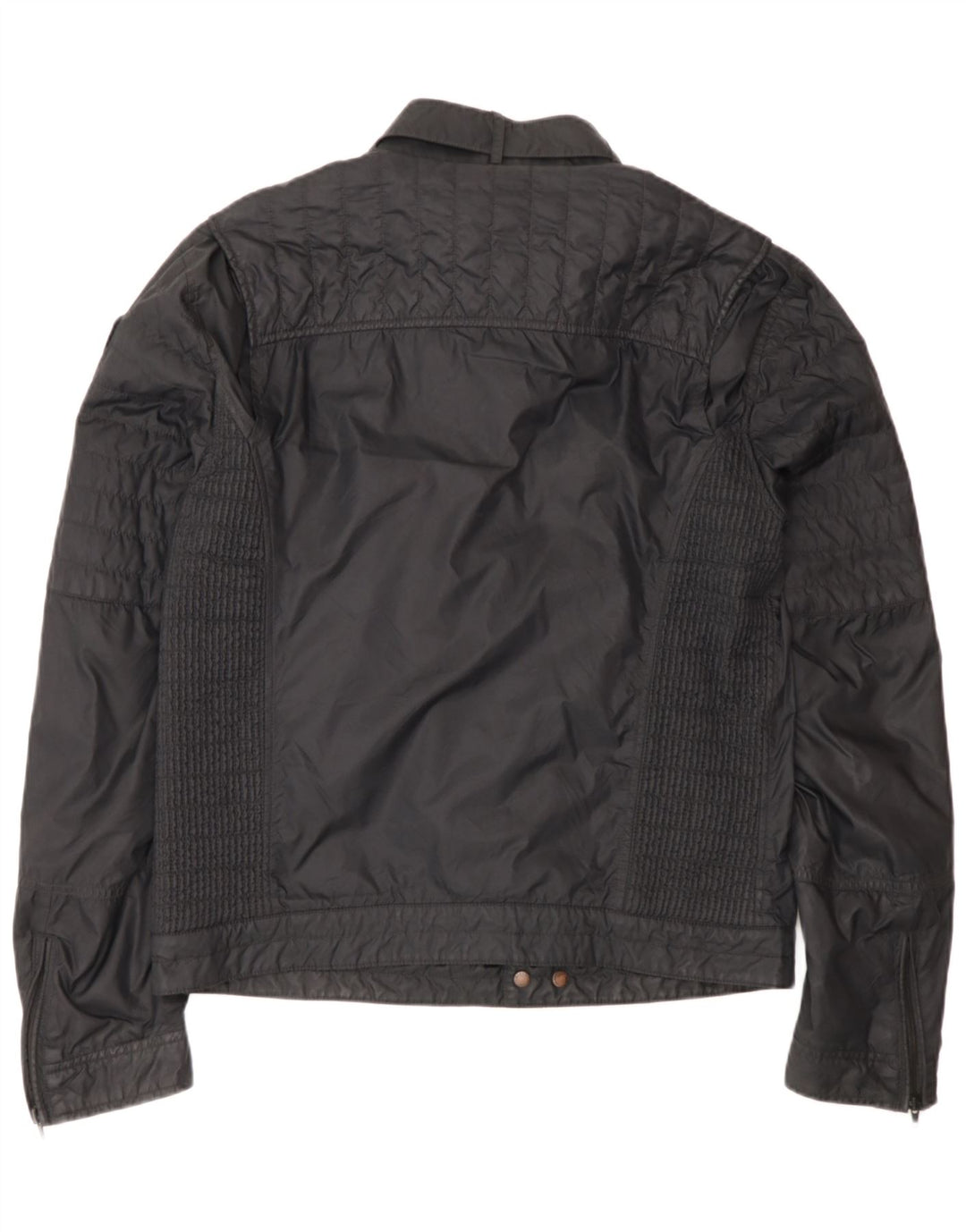 Blauer Mens Bomber Jacket UK 42 XL Black Polyamide