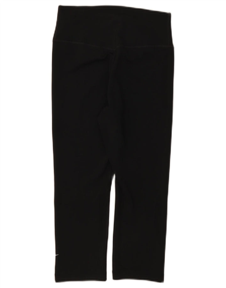 Nike Womens Capri Leggings UK 4 XS Black Polyester