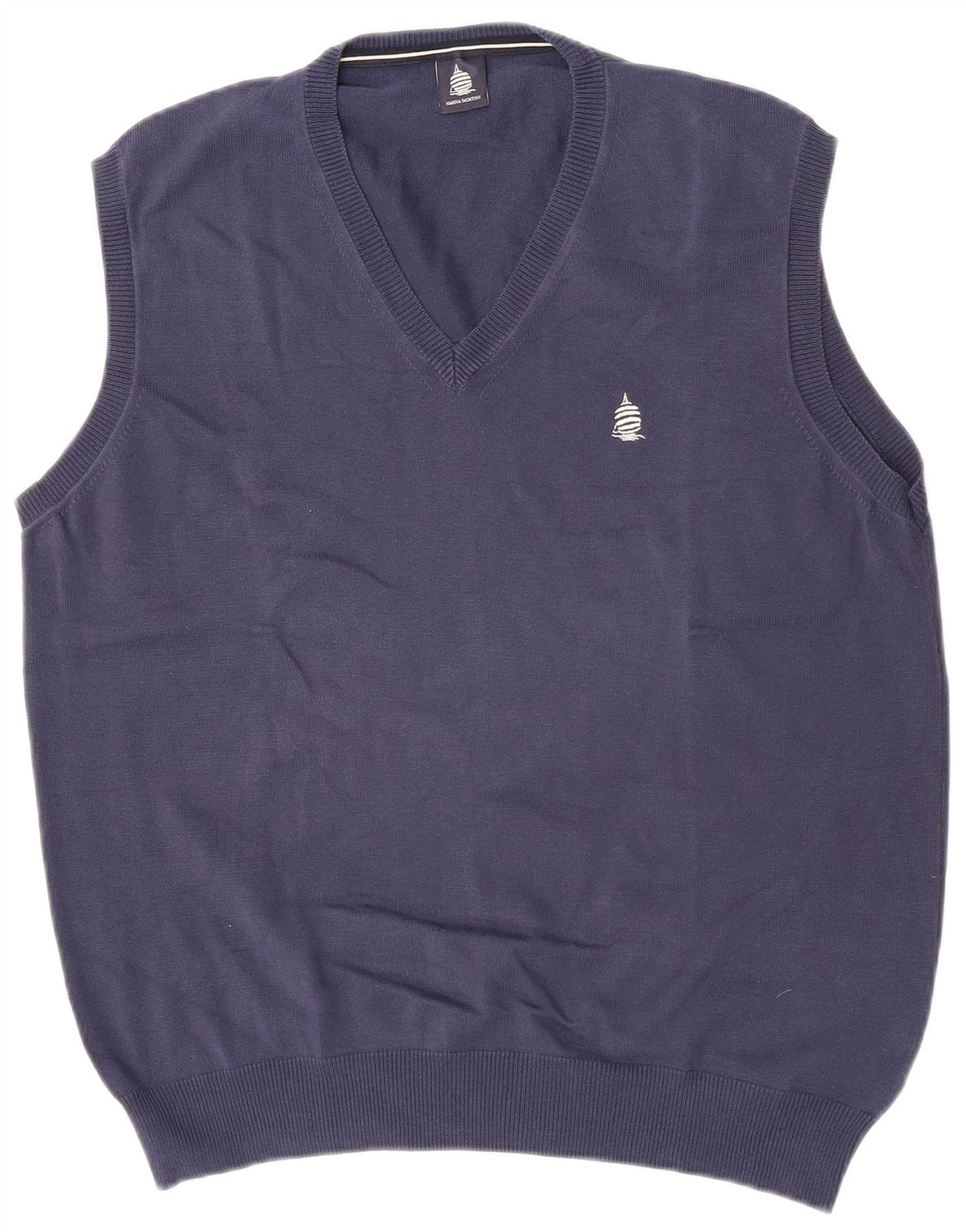 Marina Yachting Mens Vest Tank Top XL Navy Blue
