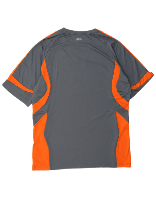 Adidas Mens Climacool T-Shirt Top XL Grey Colourblock Polyester