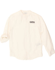 GUESS Boys Shirt 7-8 Years White Cotton