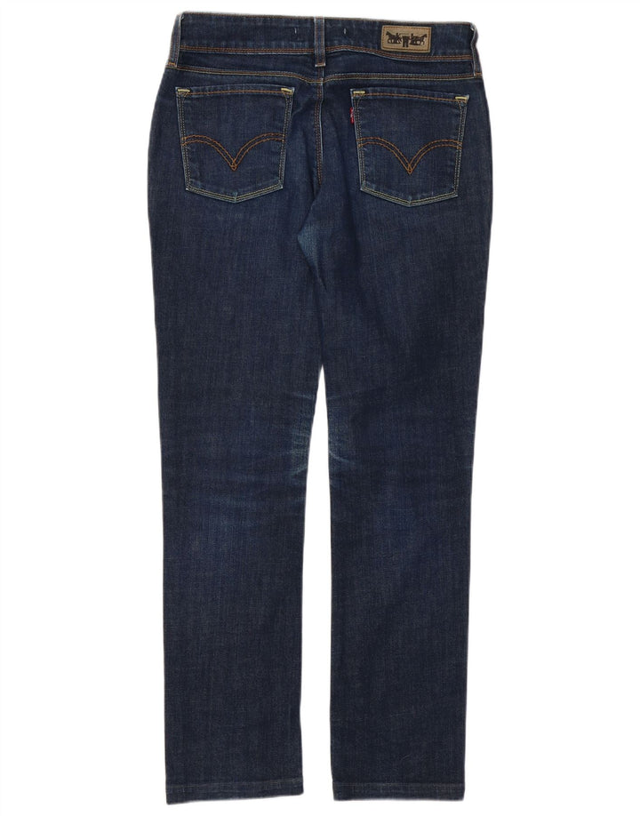 Levi's Womens 571 Slim Jeans W32 L30 Navy Blue Cotton