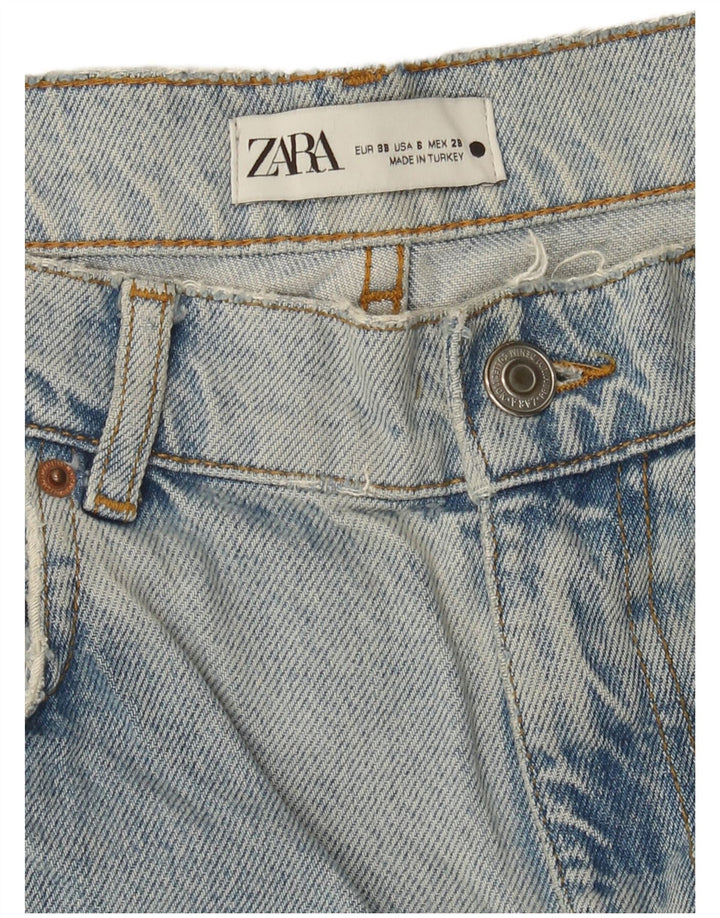 Zara Womens Loose Jeans EU 38 Small W28 L26 Blue