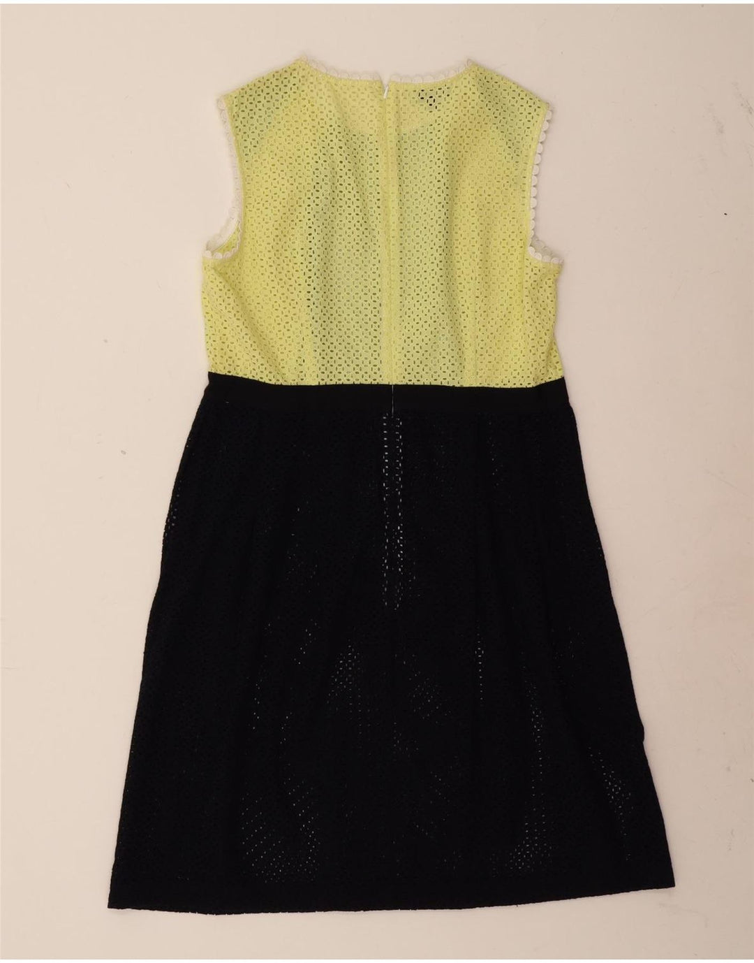Hobbs Womens Sleeveless Basic Dress UK 14 Medium Multicoloured Colourblock