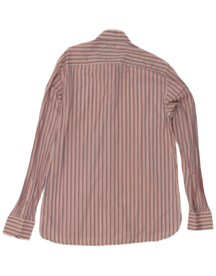 Tommy Hilfiger Mens Shirt Medium Pink Striped
