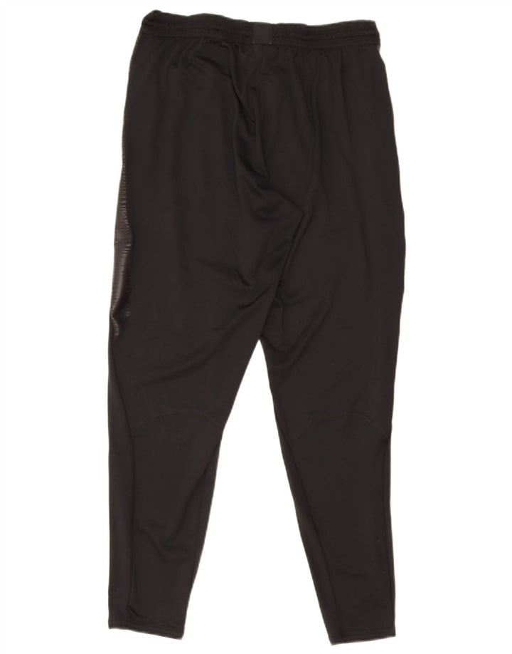 Nike Womens Dri Fit Tracksuit Trousers UK 12 Medium Black Polyester