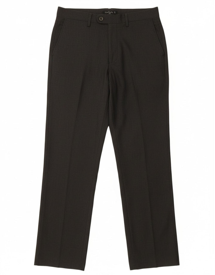 PIERRE CARDIN Womens Straight Suit Trousers EU 40 Medium W32 L28 Grey