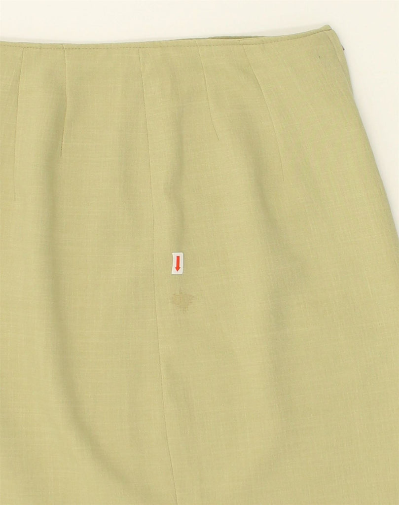 VINTAGE Womens Pencil Skirt W26 Small Khaki Cotton | Vintage Vintage | Thrift | Second-Hand Vintage | Used Clothing | Messina Hembry 