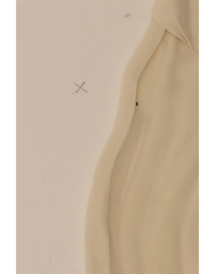 JUST CAVALLI Womens Sleeveless Asymmetric Blouse Top IT 40 Small Beige Vintage Just Cavalli and Second-Hand Just Cavalli from Messina Hembry 