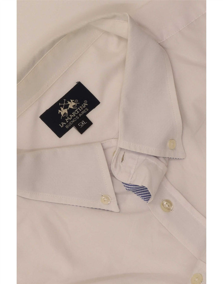 La Martina Mens Graphic Shirt 5XL White