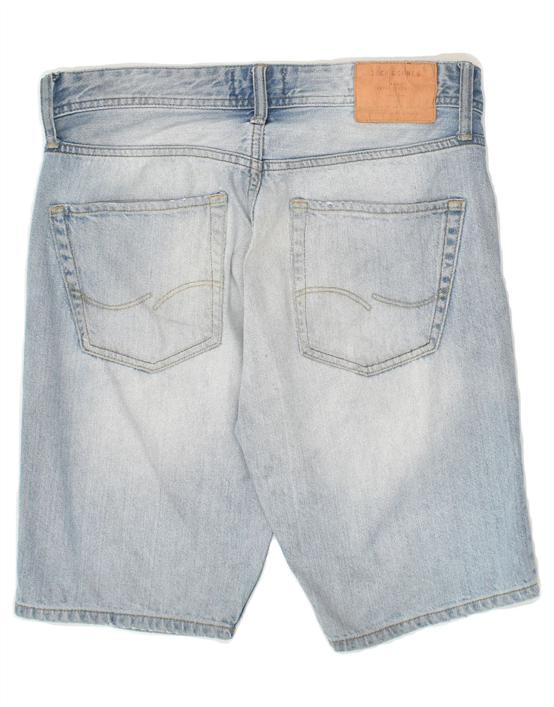 JACK & JONES Mens Regular Fit Denim Shorts Small W32  Blue Cotton | Vintage Jack & Jones | Thrift | Second-Hand Jack & Jones | Used Clothing | Messina Hembry 