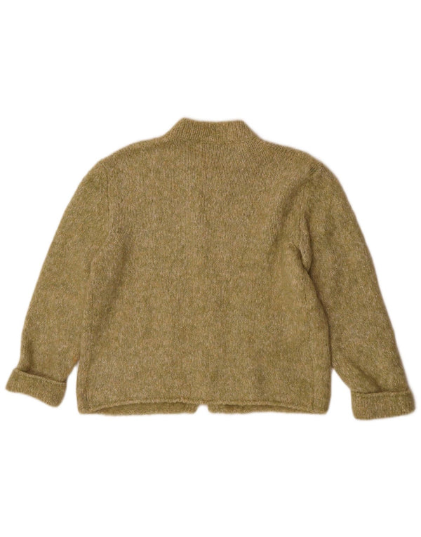 Marella Womens Cardigan Sweater UK 14 Large Green Mohair