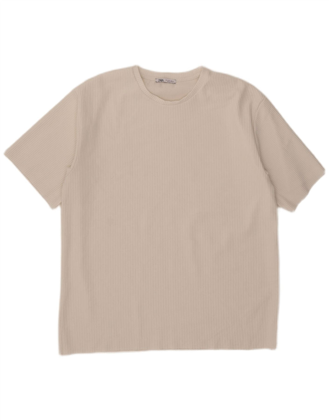 Zara Mens T-Shirt Top Large White