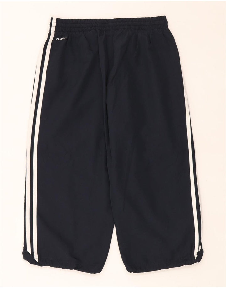 ADIDAS Womens Climalite Capri Tracksuit Trousers UK 6 XS  Navy Blue