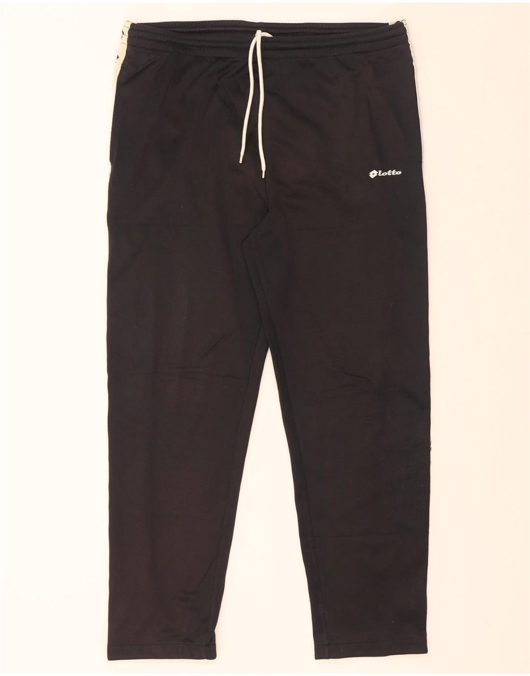 Lotto Mens Graphic Tracksuit Trousers Large  Black Colourblock