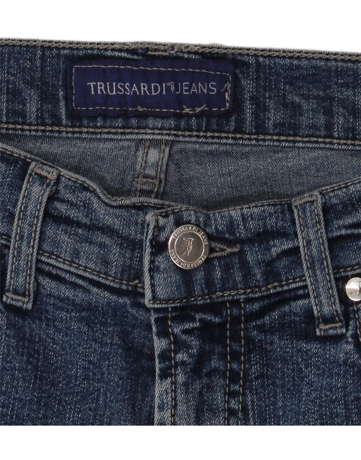 Trussardi Womens Straight Jeans W28 L30 Blue