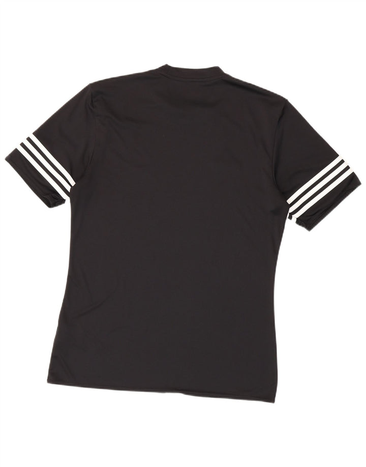 Adidas Mens Climalite T-Shirt Top Medium Black Polyester